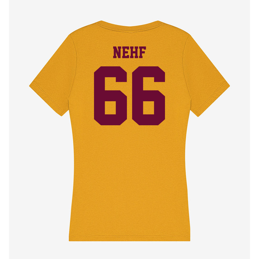 Central Michigan - NCAA Football : Matthew Nehf - Women's V-Neck T-Shirt-1
