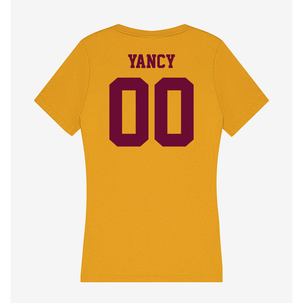 Central Michigan - NCAA Baseball : Jayden Yancy - Women's V-Neck T-Shirt-1