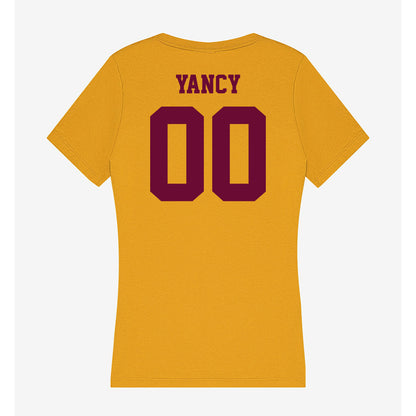 Central Michigan - NCAA Baseball : Jayden Yancy - Women's V-Neck T-Shirt-1