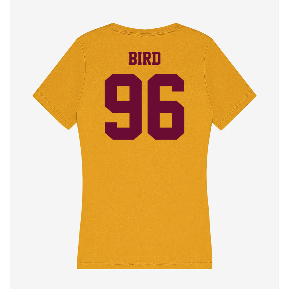 Central Michigan - NCAA Football : Quavion Bird - Women's V-Neck T-Shirt-1