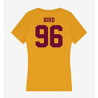 Central Michigan - NCAA Football : Quavion Bird - Women's V-Neck T-Shirt-1