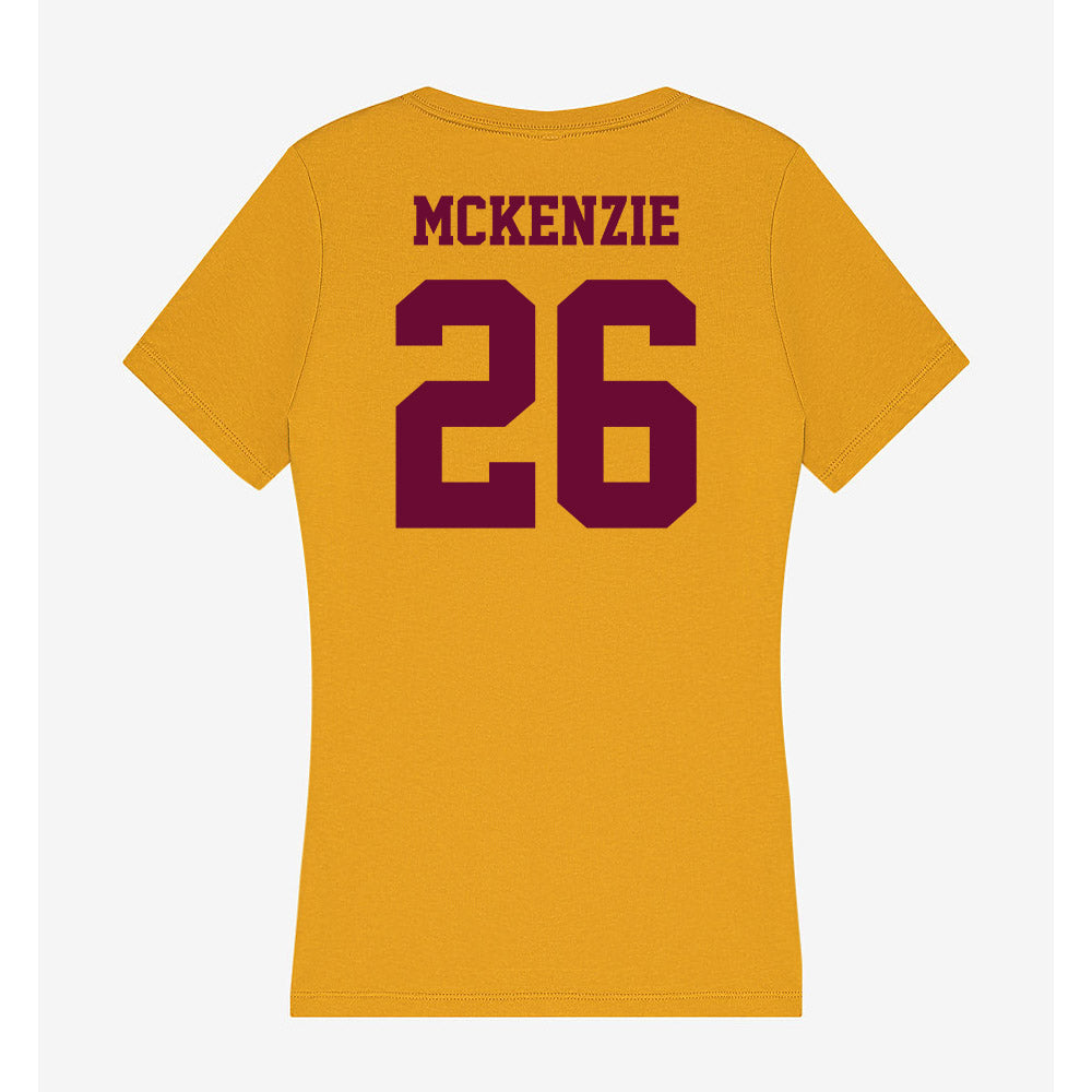 Central Michigan - NCAA Football : Matthew McKenzie - Women's V-Neck T-Shirt-1