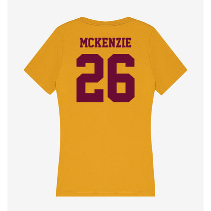 Central Michigan - NCAA Football : Matthew McKenzie - Women's V-Neck T-Shirt-1