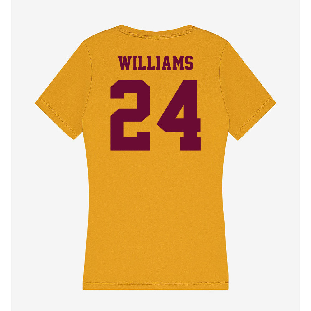 Central Michigan - NCAA Football : Tyremii Williams - Women's V-Neck T-Shirt-1