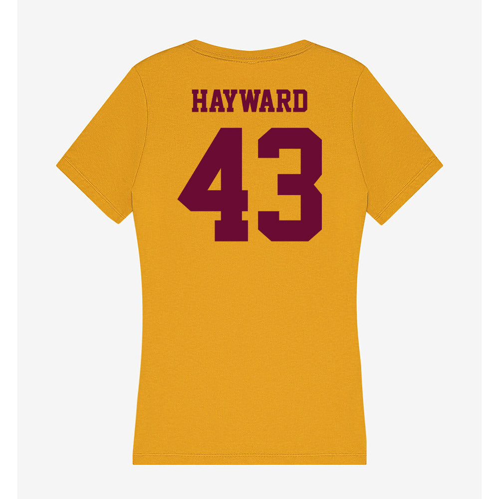 Central Michigan - NCAA Football : Kameran Hayward - Women's V-Neck T-Shirt-1