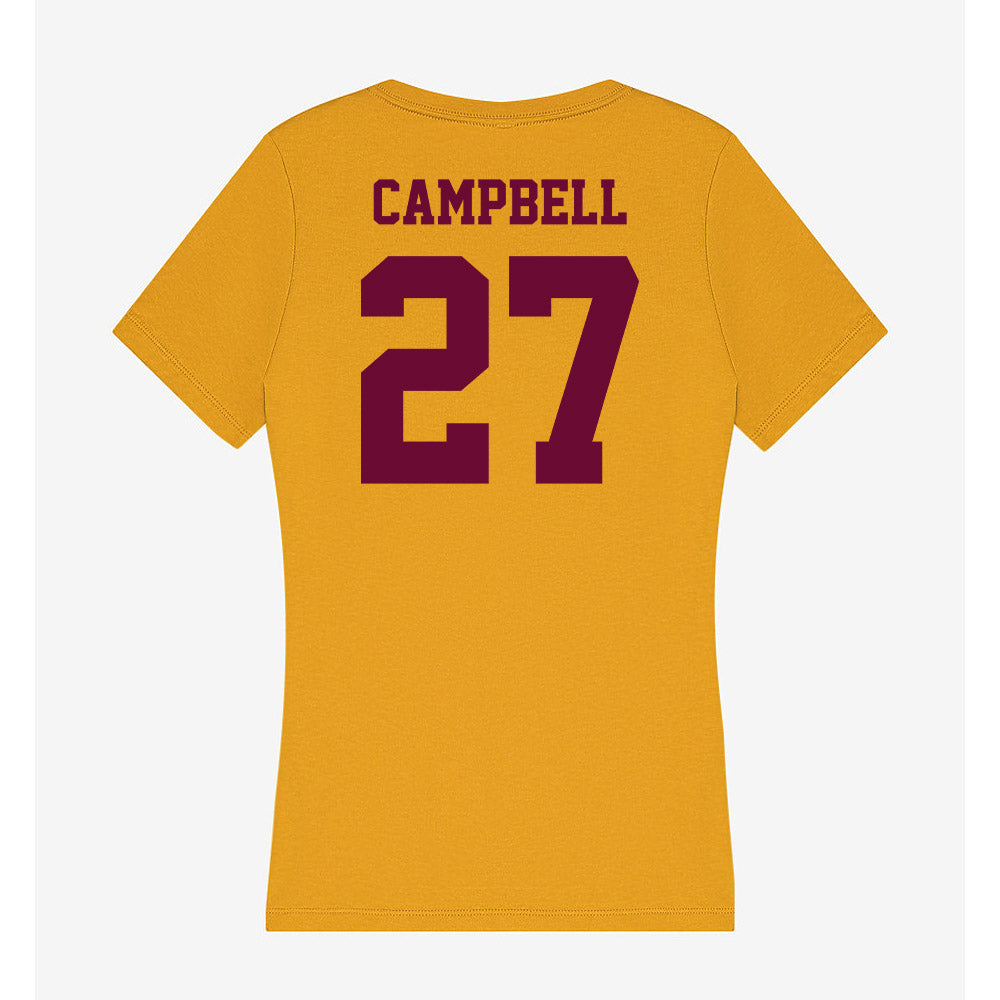 Central Michigan - NCAA Football : Tysen Campbell - Women's V-Neck T-Shirt-1