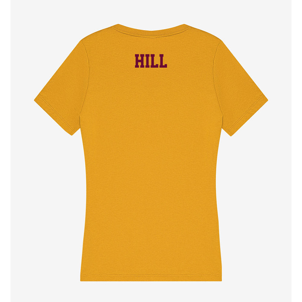 Central Michigan - NCAA Women's Track & Field : Hailey Hill - Women's V-Neck T-Shirt-1