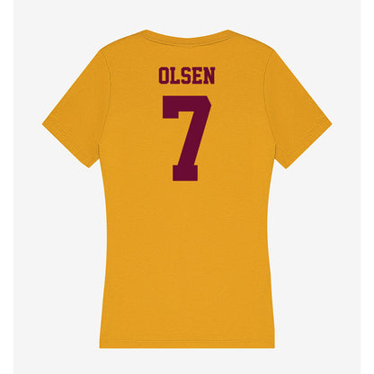Central Michigan - NCAA Women's Field Hockey : Emma Olsen - Women's V-Neck T-Shirt-1