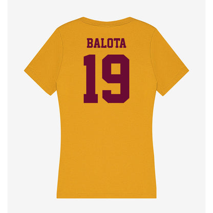 Central Michigan - NCAA Women's Soccer : Aubrey Balota - Women's V-Neck T-Shirt-1
