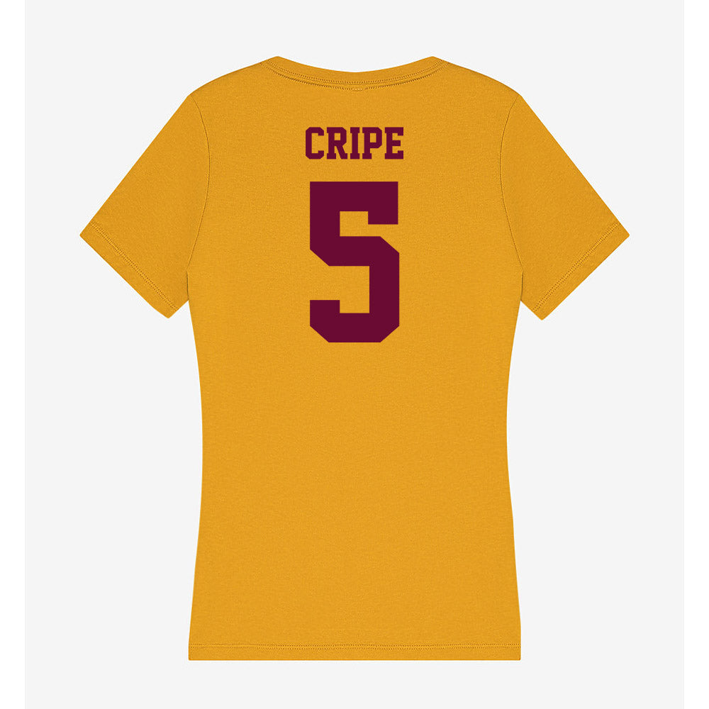Central Michigan - NCAA Women's Volleyball : Taylor Cripe - Women's V-Neck T-Shirt-1