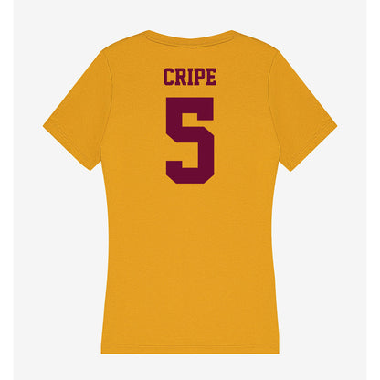 Central Michigan - NCAA Women's Volleyball : Taylor Cripe - Women's V-Neck T-Shirt-1