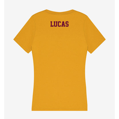 Central Michigan - NCAA Men's Cross Country : Mason Lucas - Women's V-Neck T-Shirt-1