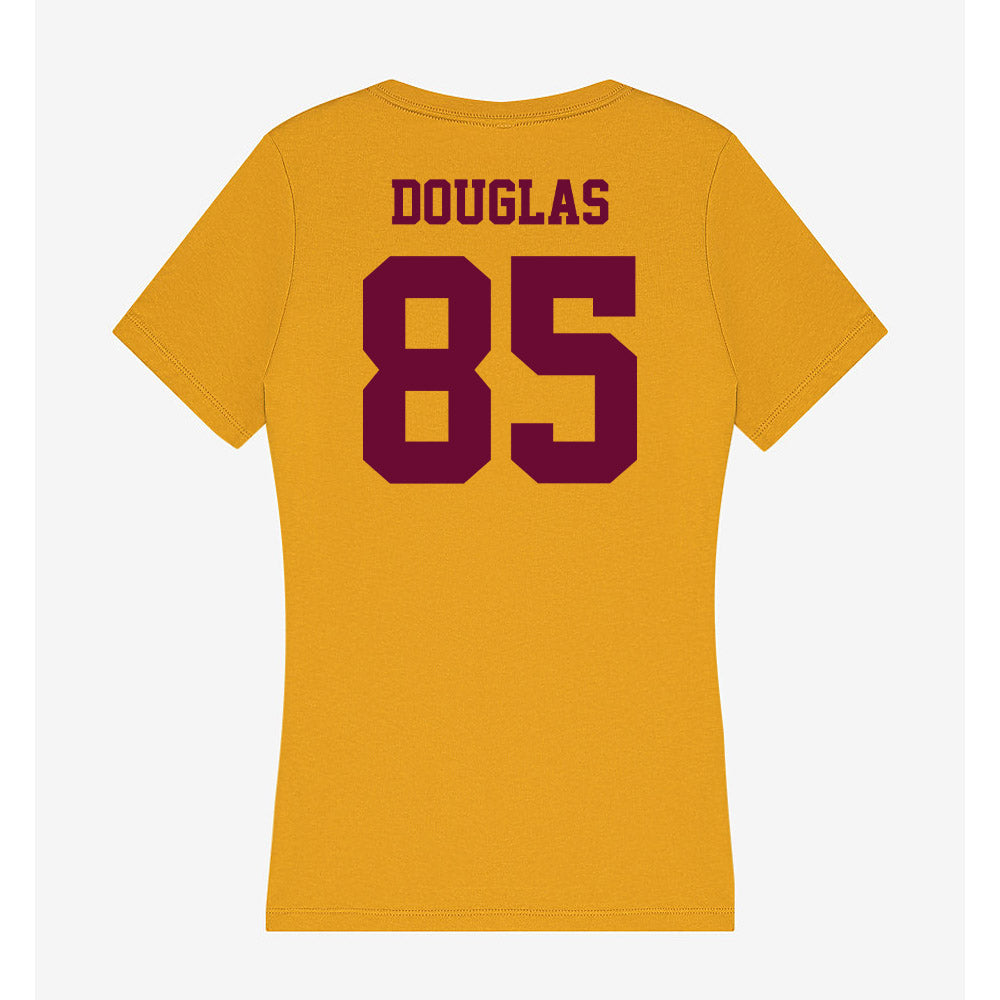 Central Michigan - NCAA Football : JJ Douglas - Women's V-Neck T-Shirt-1