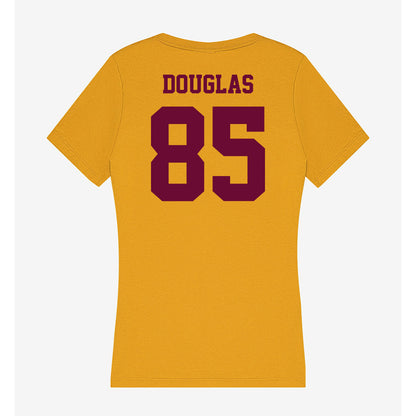 Central Michigan - NCAA Football : JJ Douglas - Women's V-Neck T-Shirt-1