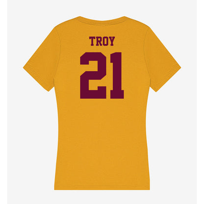 Central Michigan - NCAA Women's Soccer : Melaina Troy - Women's V-Neck T-Shirt-1