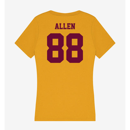 Central Michigan - NCAA Football : Jaden Allen - Women's V-Neck T-Shirt-1