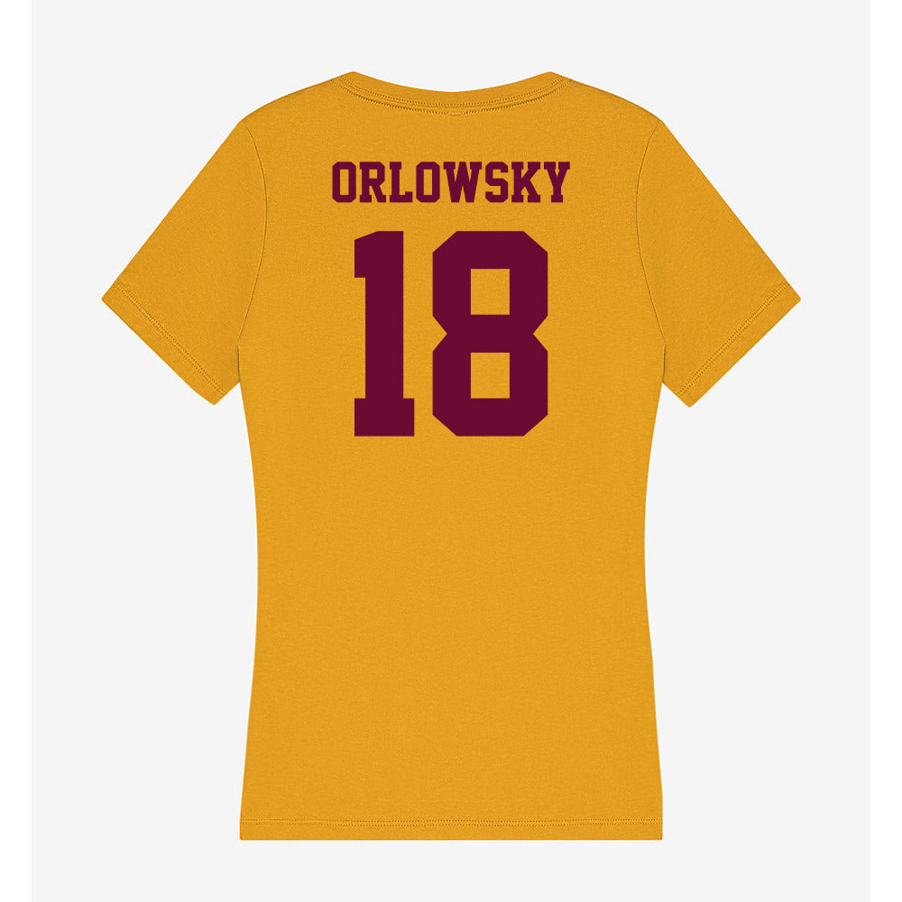 Central Michigan - NCAA Women's Soccer : Maya Orlowsky - Women's V-Neck T-Shirt-1