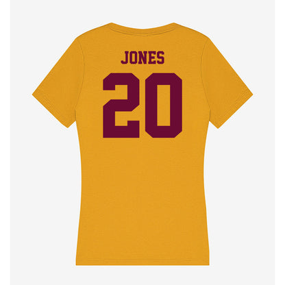 Central Michigan - NCAA Football : JaJuan Jones - Women's V-Neck T-Shirt-1
