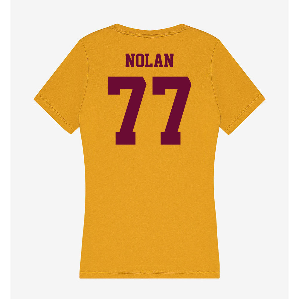Central Michigan - NCAA Football : Jack Nolan - Women's V-Neck T-Shirt-1
