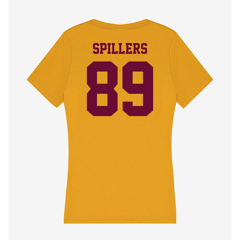 Central Michigan - NCAA Football : Gavin Spillers - Women's V-Neck T-Shirt-1