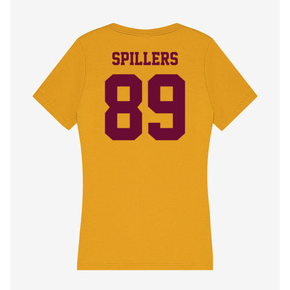 Central Michigan - NCAA Football : Gavin Spillers - Women's V-Neck T-Shirt-1