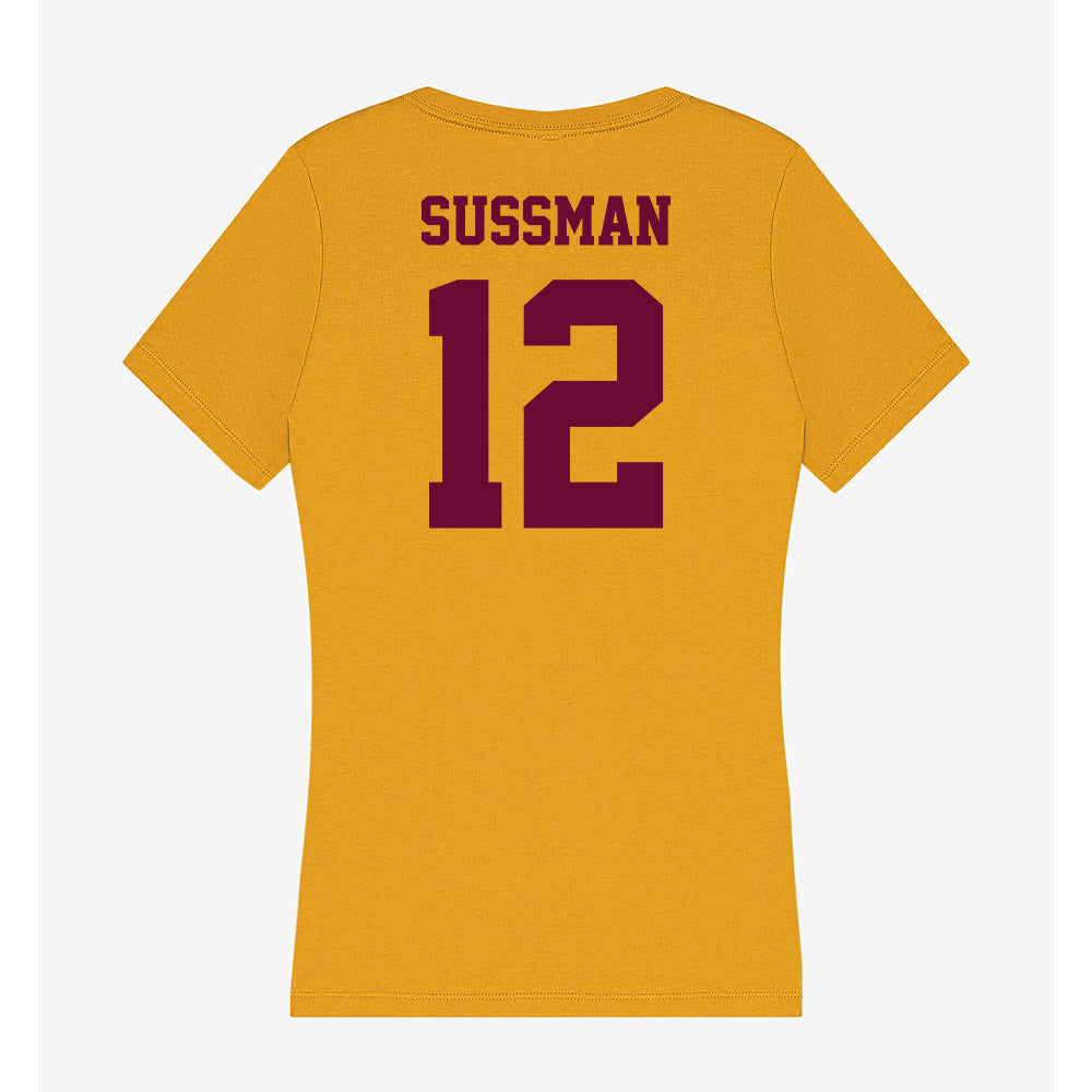 Central Michigan - NCAA Women's Soccer : Gaby Sussman - Women's V-Neck T-Shirt-1