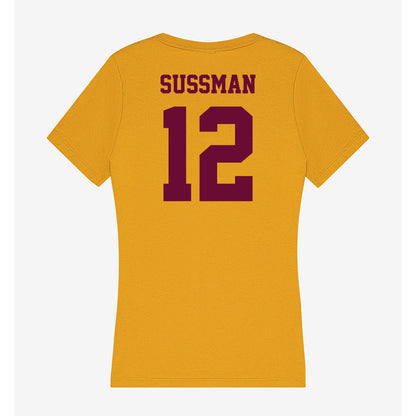 Central Michigan - NCAA Women's Soccer : Gaby Sussman - Women's V-Neck T-Shirt-1