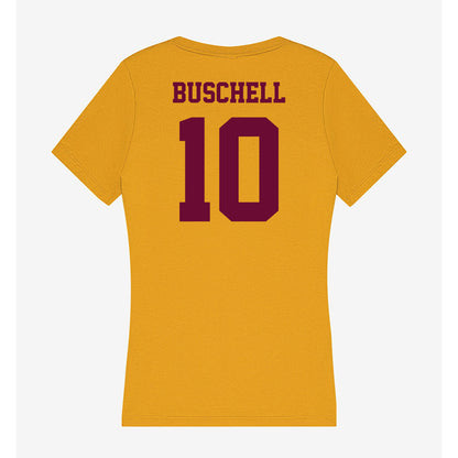 Central Michigan - NCAA Women's Basketball : Rylan Buschell - Women's V-Neck T-Shirt-1