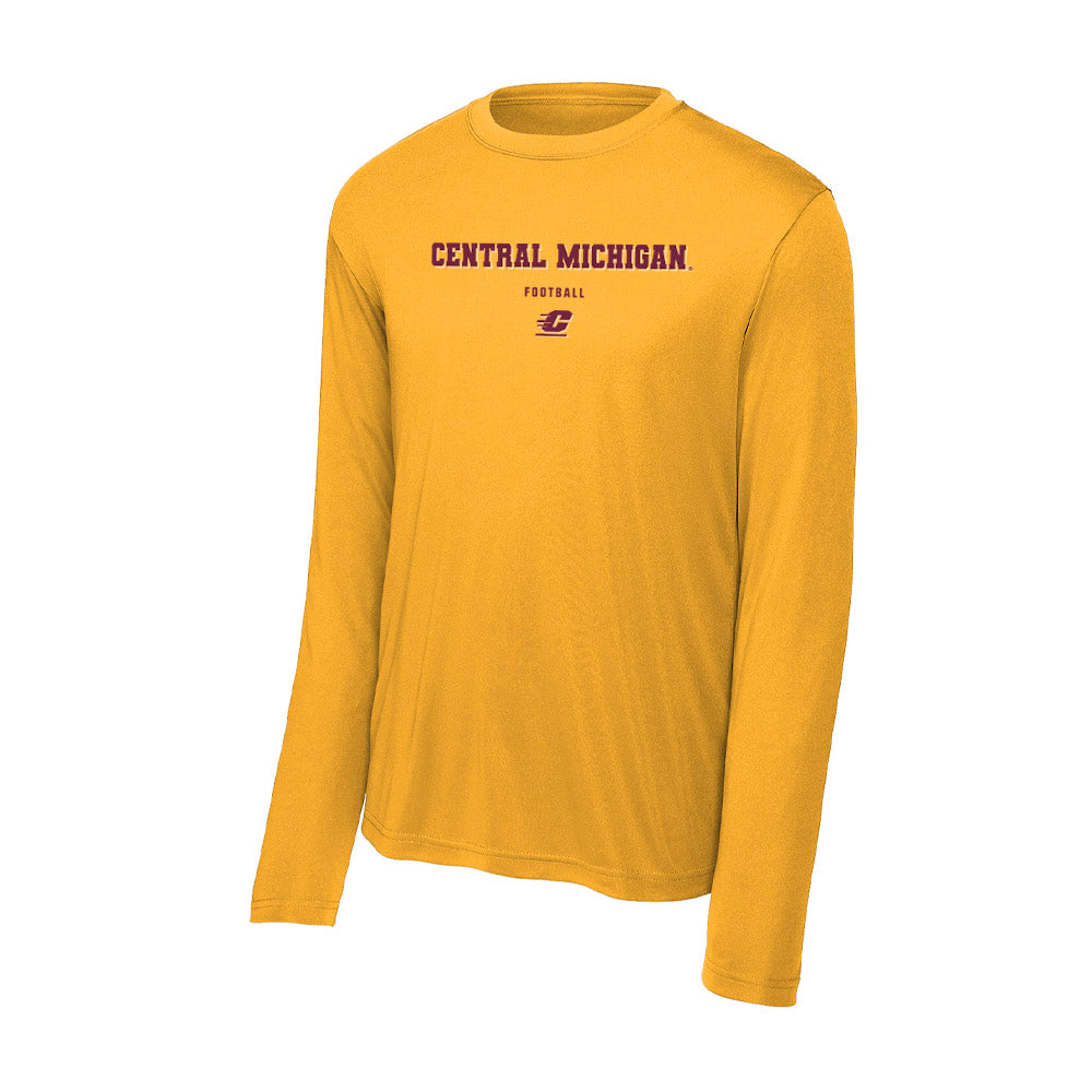 Central Michigan - NCAA Football : Logan Borodychuk - Activewear Long Sleeve T-Shirt-0