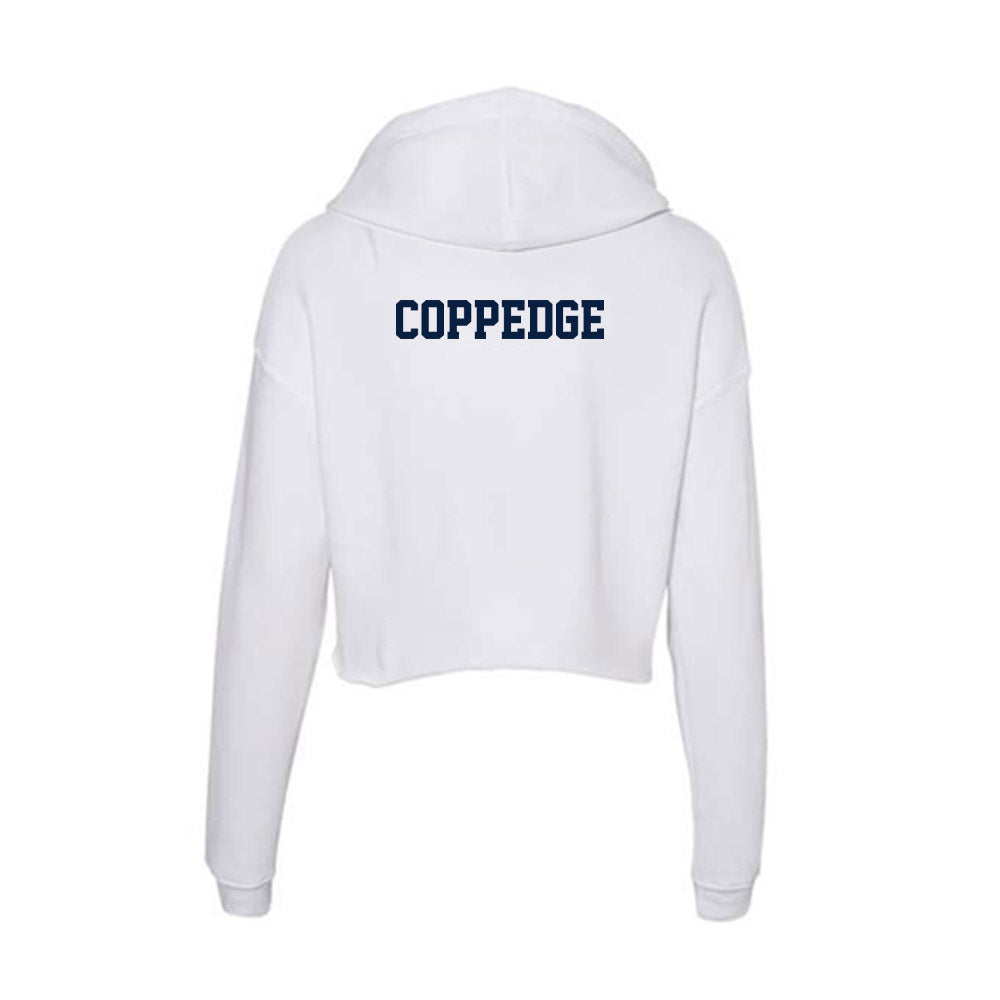 Northern Arizona - NCAA Men's Track & Field : Cole Coppedge - Women's Crop Fleece Hoodie-1