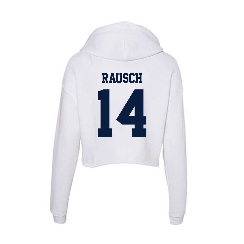 Northern Arizona - NCAA Football : Dom Rausch - Women's Crop Fleece Hoodie-1