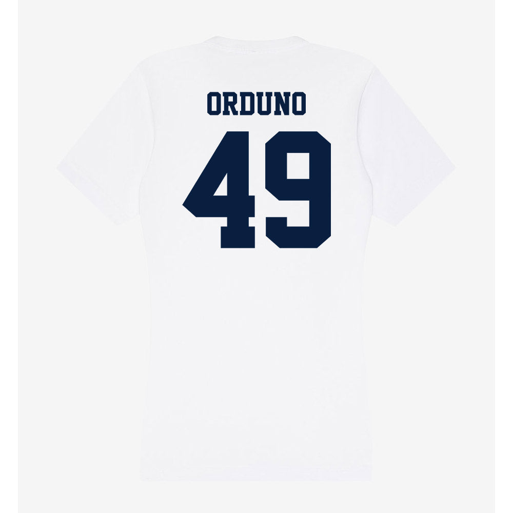 Northern Arizona - NCAA Football : Francisco Orduno - Women's V-Neck T-Shirt-1