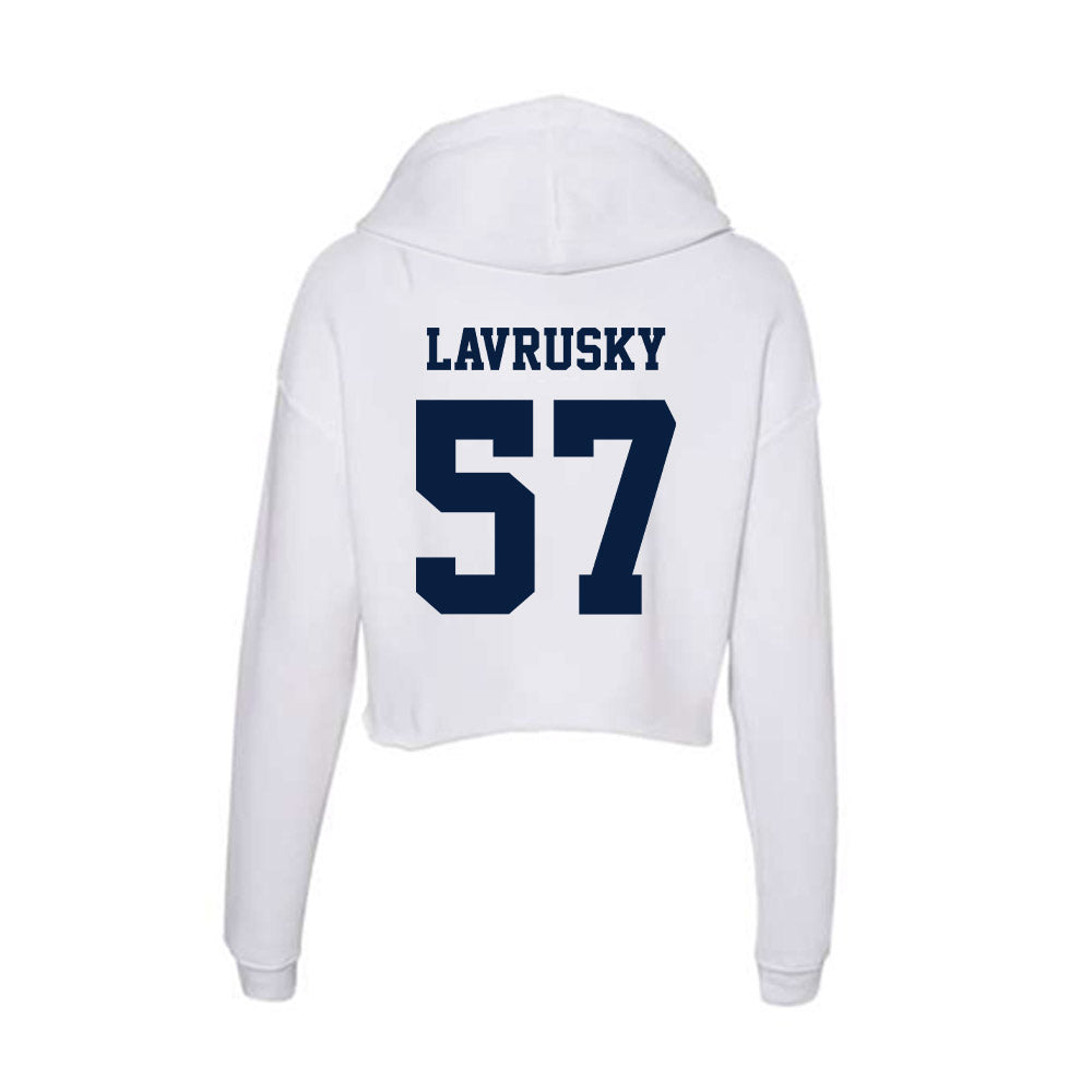 Northern Arizona - NCAA Football : Carter Lavrusky - Women's Crop Fleece Hoodie-1