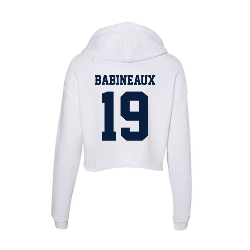 Northern Arizona - NCAA Football : Cam Babineaux - Women's Crop Fleece Hoodie-1