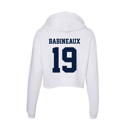 Northern Arizona - NCAA Football : Cam Babineaux - Women's Crop Fleece Hoodie-1