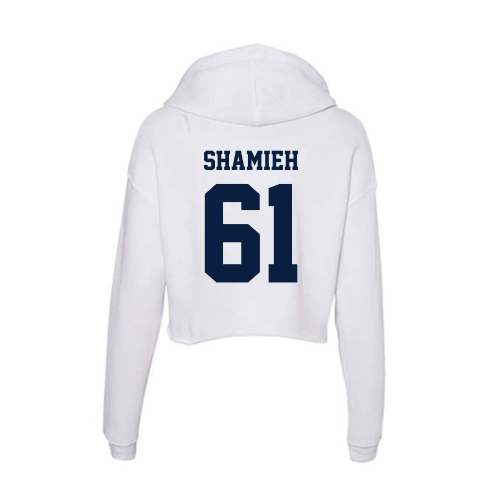 Northern Arizona - NCAA Football : Elias Shamieh - Women's Crop Fleece Hoodie-1