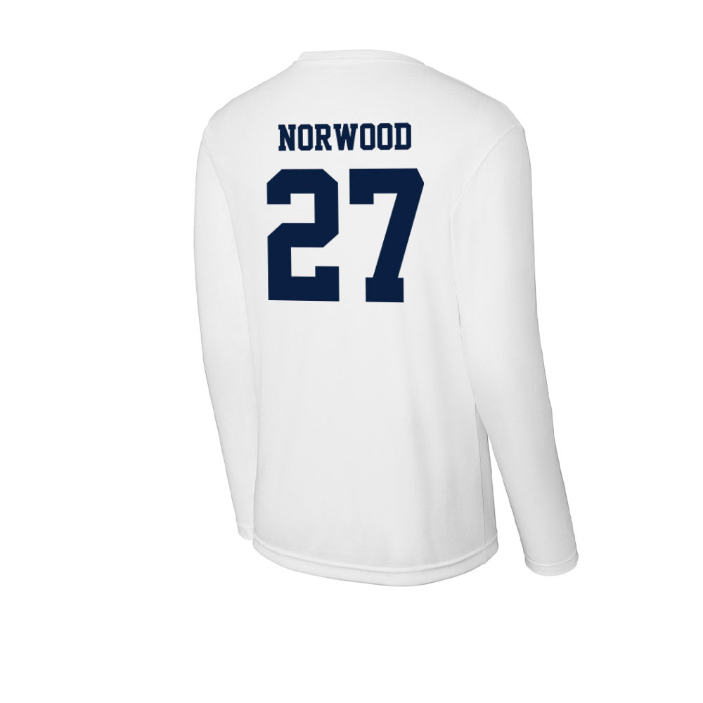 Northern Arizona - NCAA Football : Nehemiah Norwood - Activewear Long Sleeve T-Shirt-1