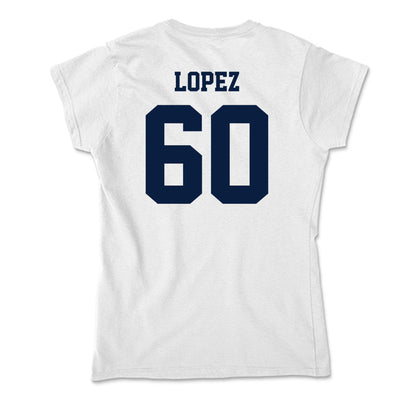 Northern Arizona - NCAA Football : John-Alexander Lopez - Soft Style Women’s T-Shirt-1