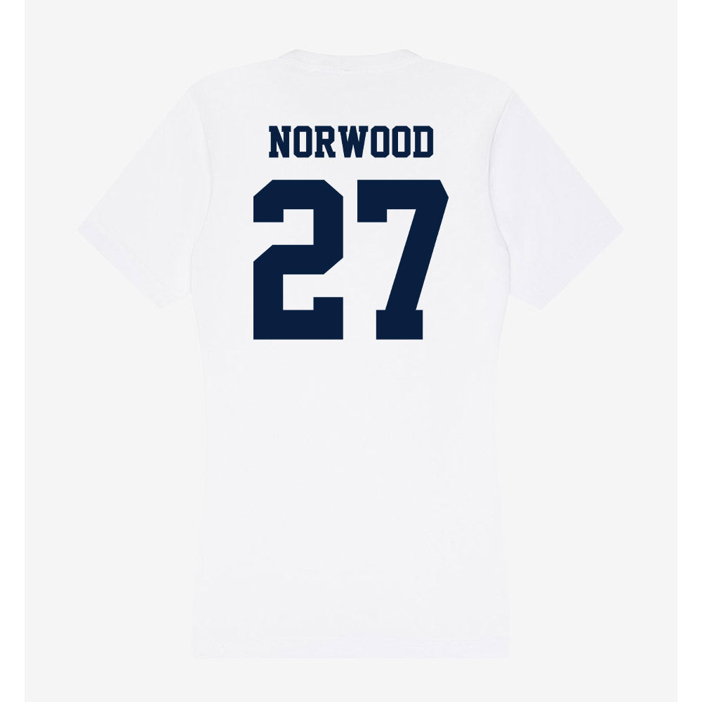 Northern Arizona - NCAA Football : Nehemiah Norwood - Women's V-Neck T-Shirt-1