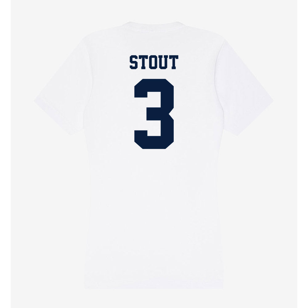 Northern Arizona - NCAA Football : Joey Stout - Women's V-Neck T-Shirt-1