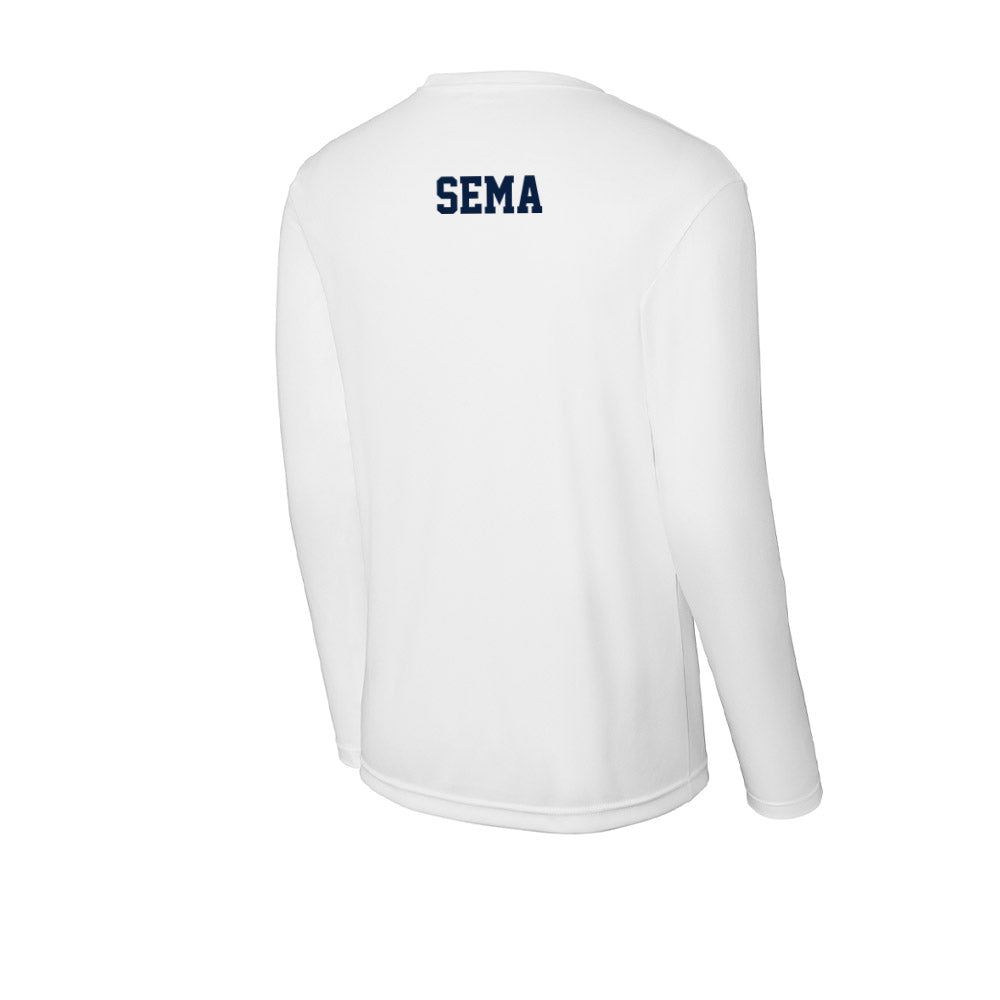 Northern Arizona - NCAA Football : Gabe Sema - Activewear Long Sleeve T-Shirt-1