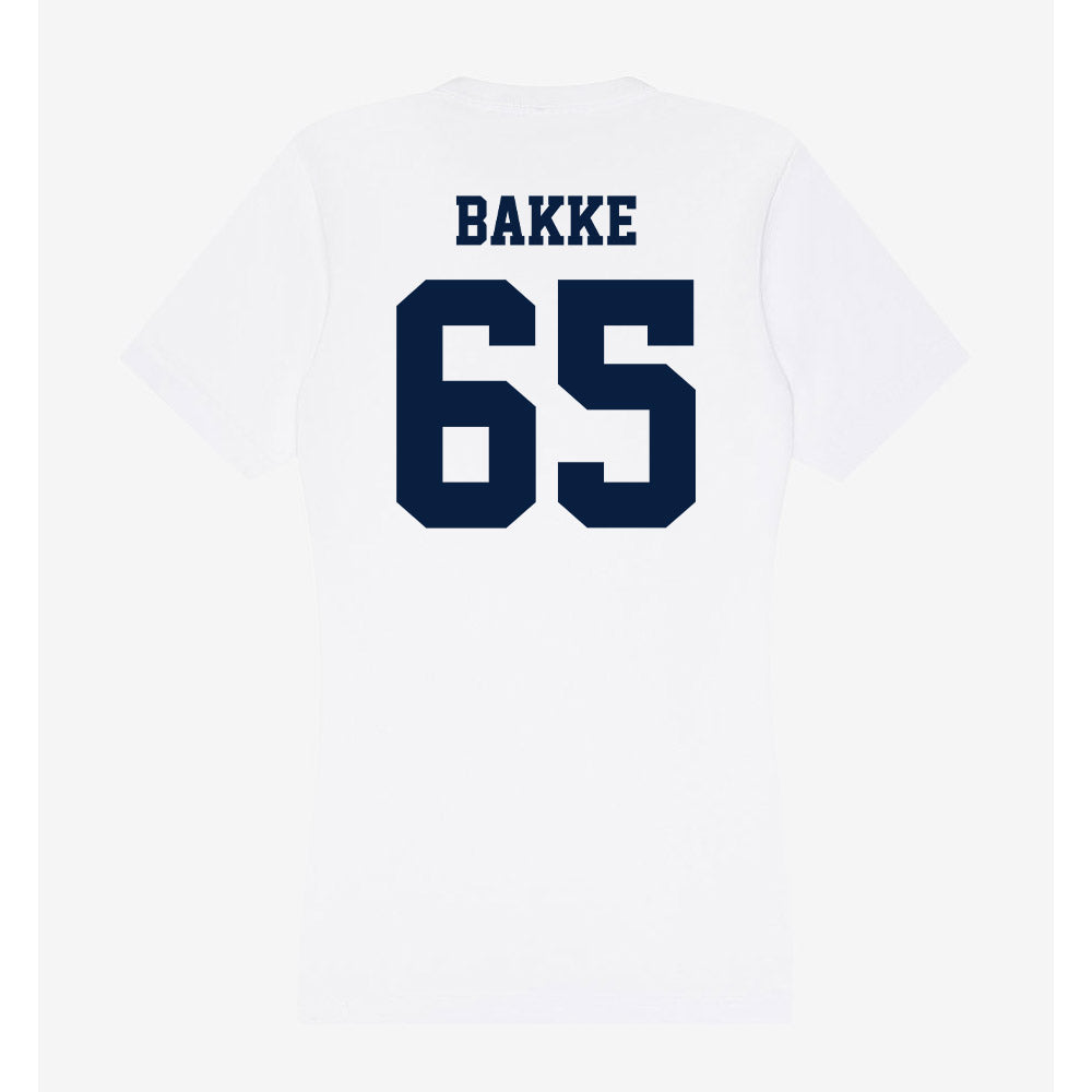 Northern Arizona - NCAA Football : Brady Bakke - Women's V-Neck T-Shirt-1