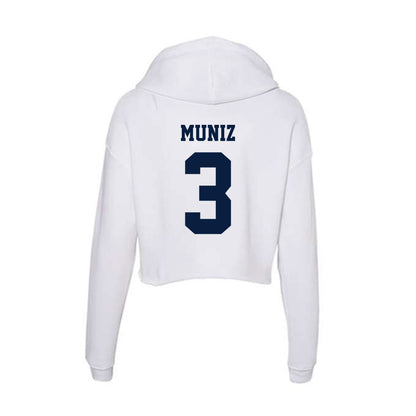 Northern Arizona - NCAA Women's Soccer : Kaylee Muniz - Women's Crop Fleece Hoodie-1