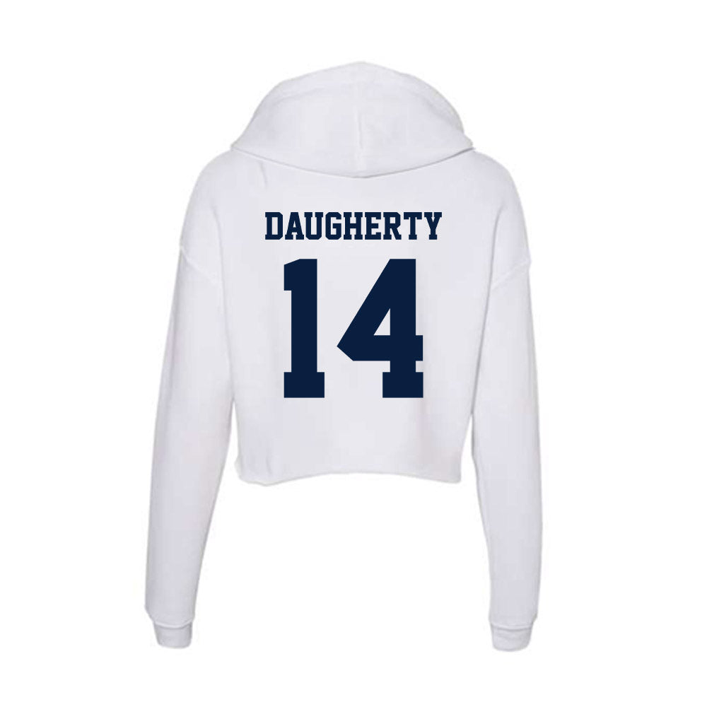 Northern Arizona - NCAA Football : Hayden Daugherty - Women's Crop Fleece Hoodie-1