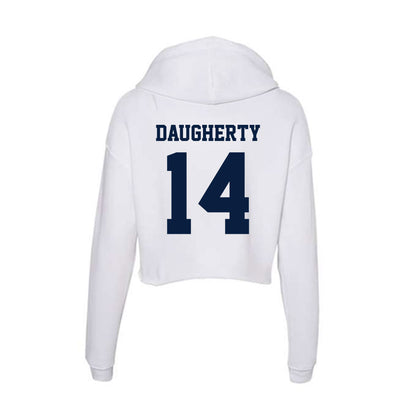Northern Arizona - NCAA Football : Hayden Daugherty - Women's Crop Fleece Hoodie-1