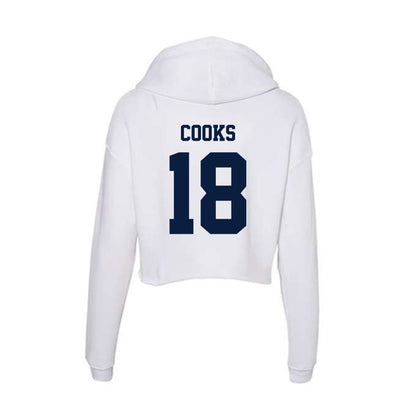 Northern Arizona - NCAA Football : Matthew Cooks - Women's Crop Fleece Hoodie-1