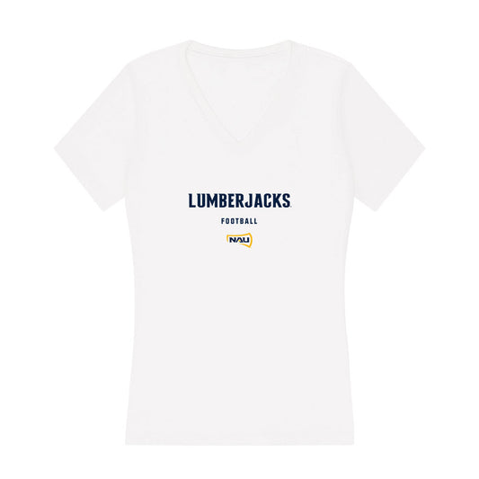 Northern Arizona - NCAA Football : Mattis Karrasch - Women's V-Neck T-Shirt-0
