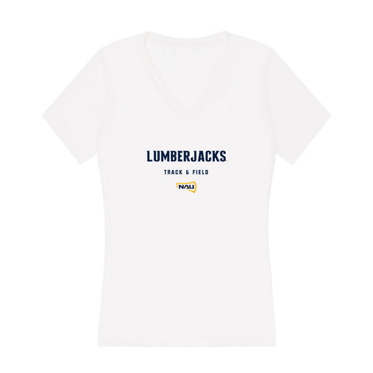 Northern Arizona - NCAA Women's Track & Field : Odessa Zentz - Women's V-Neck T-Shirt-0
