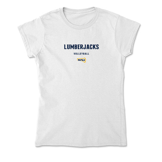 Northern Arizona - NCAA Women's Volleyball : Peyton Devlin - Soft Style Women’s T-Shirt-0