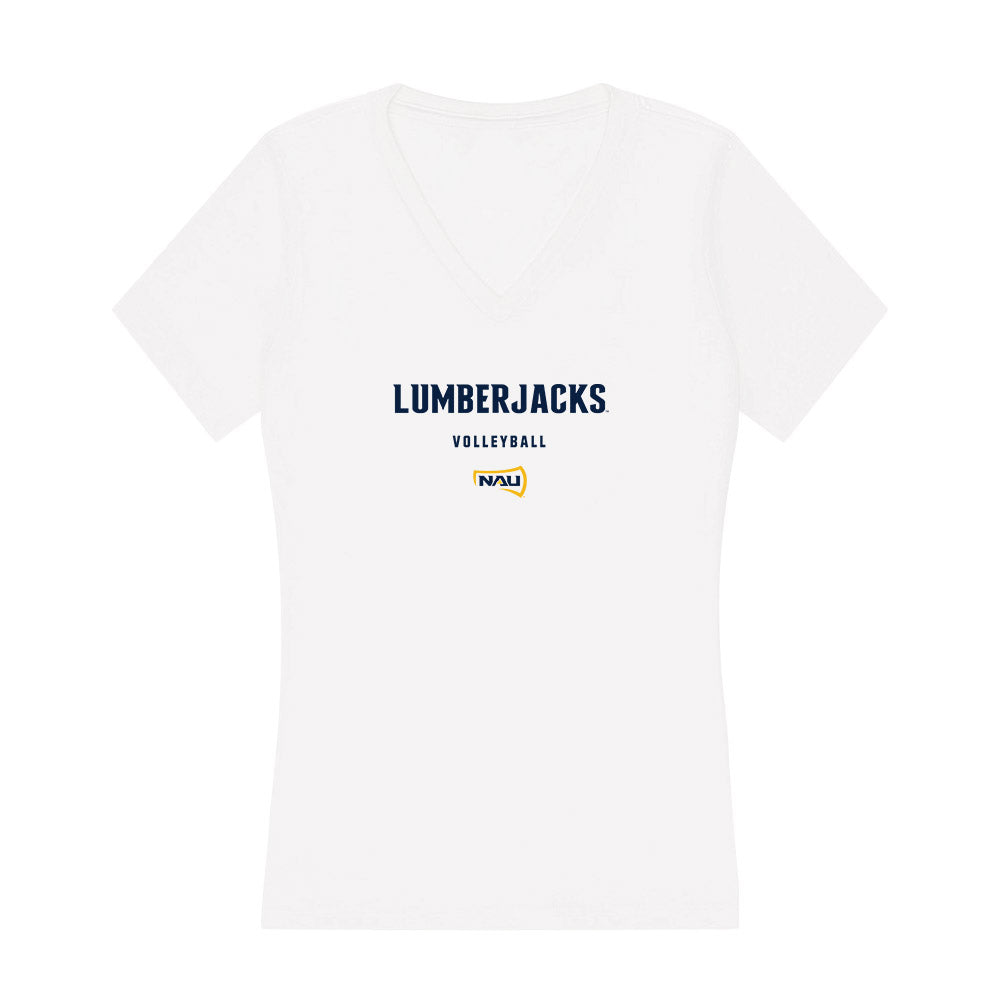 Northern Arizona - NCAA Women's Volleyball : Peyton Devlin - Women's V-Neck T-Shirt-0